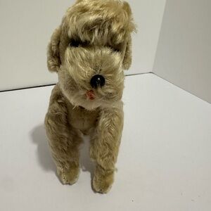 Vintage Steiff Poodle “Snobby” From 1950’s 9” H X 9”L